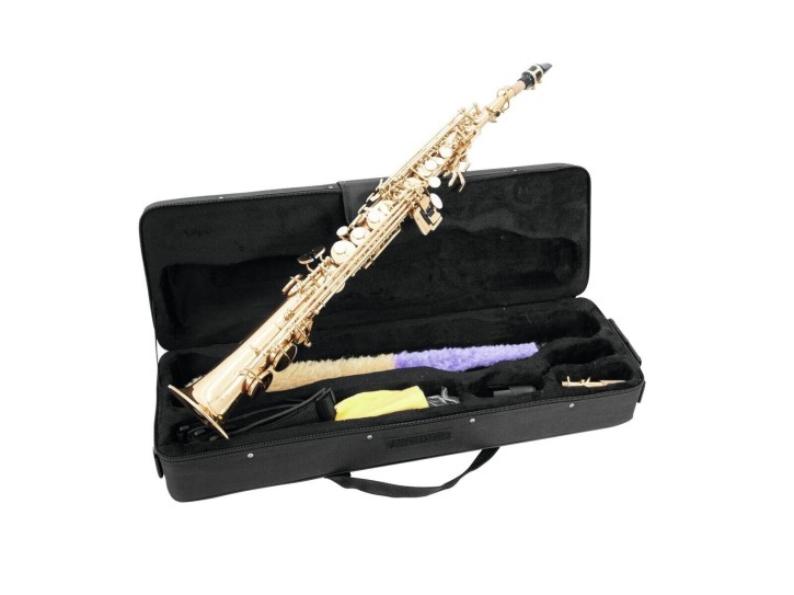 Bb-Sopransaxophon DIMAVERY SP-10 gold Showroomware