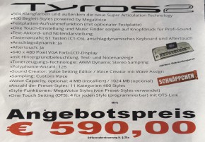 Keyboard Yamaha Tyros 2
